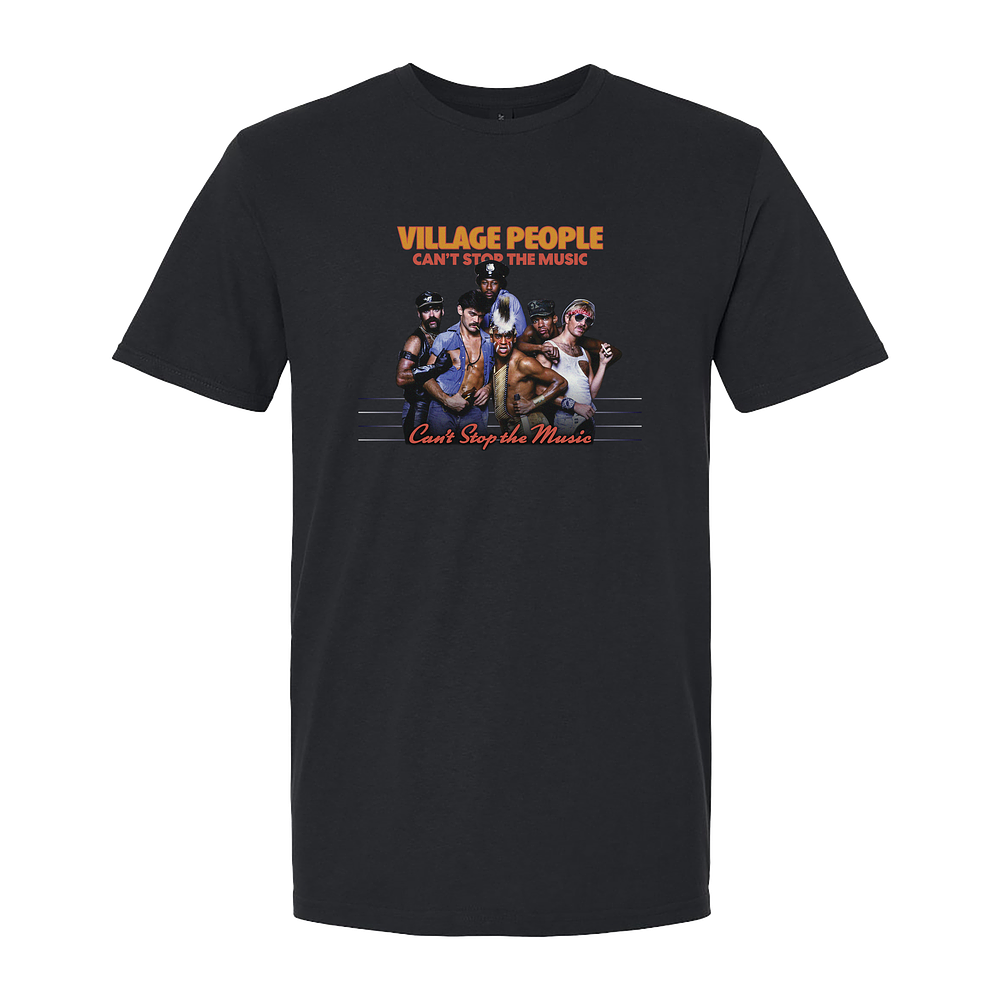 Village People Can't Stop The Music Tee