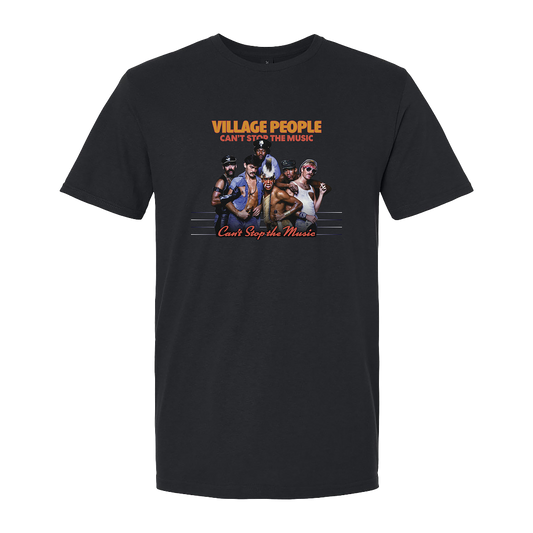 Village People Can't Stop The Music Tee