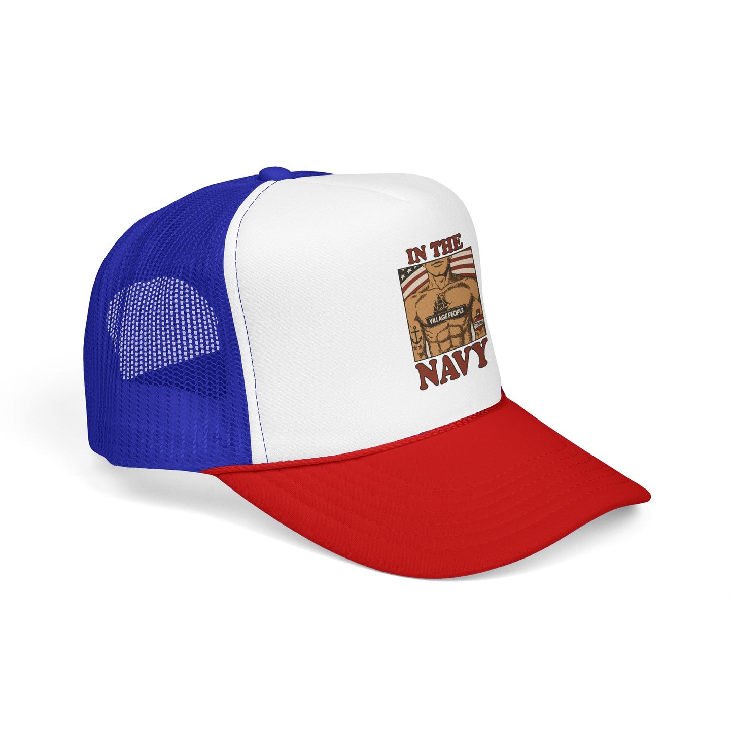 Village People In The Navy Foam Trucker Hat