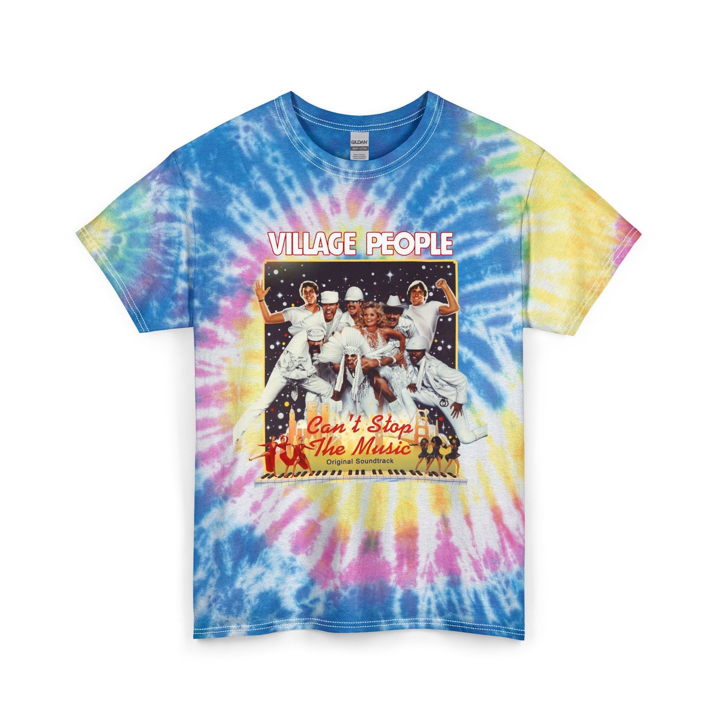Village People Can’t Stop the Music Tie-Dye Tee