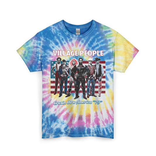 Village People Cruisin’ Thru America ’79 Tie-Dye Tee
