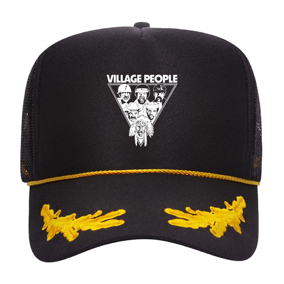 Gold Leaf Crown Trucker Hat